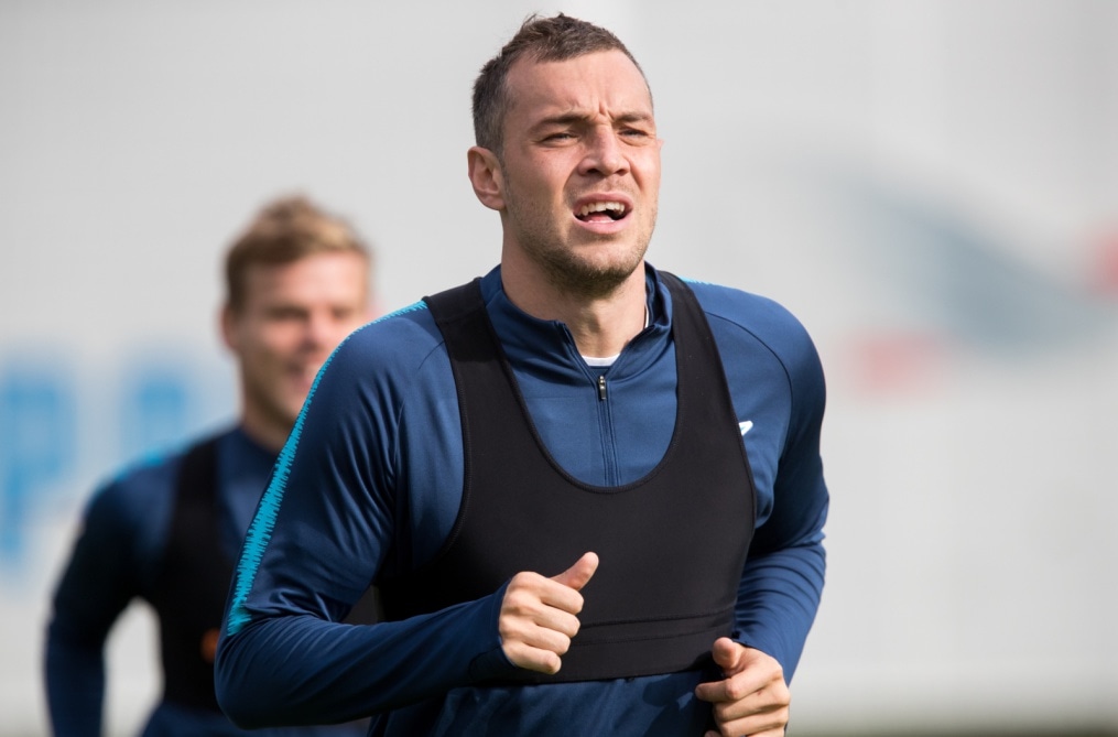 Открытая тренировка «Зенита» перед матчем с «Анжи»