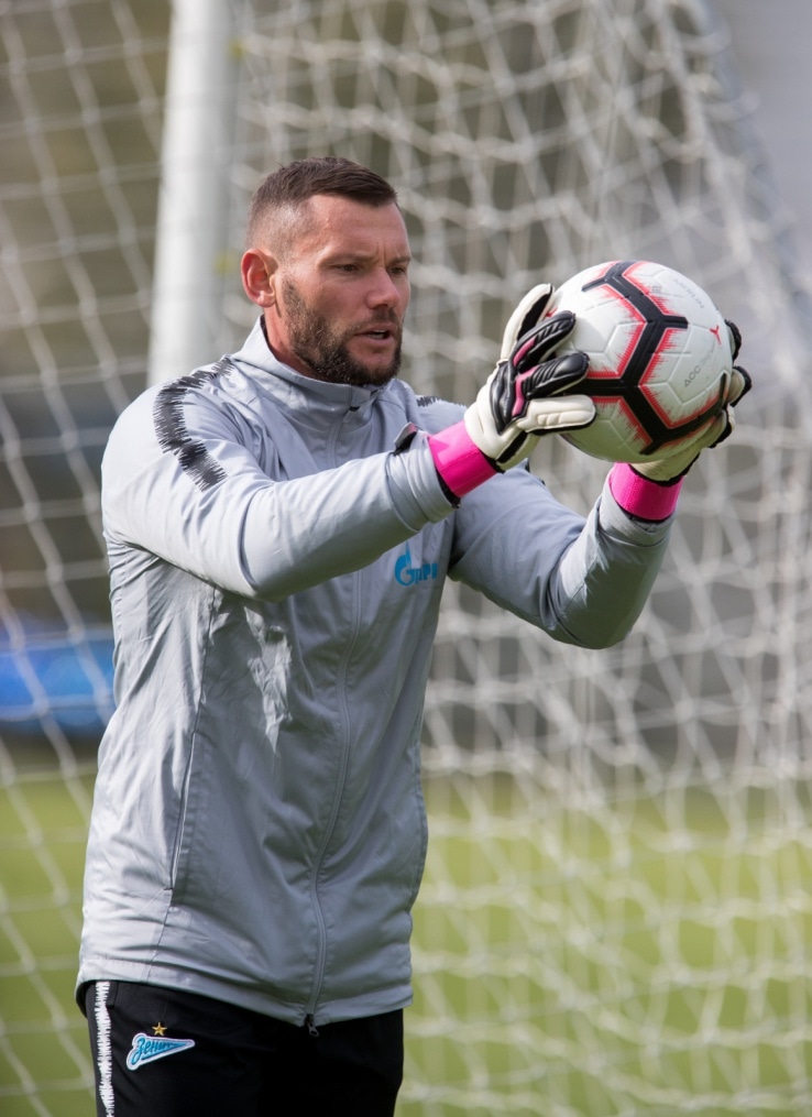 Открытая тренировка «Зенита» перед матчем с «Анжи»