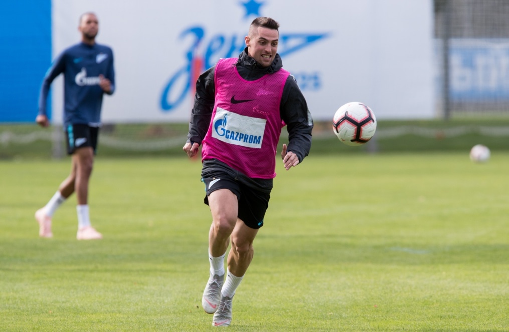 Открытая тренировка «Зенита» перед матчем с «Анжи»