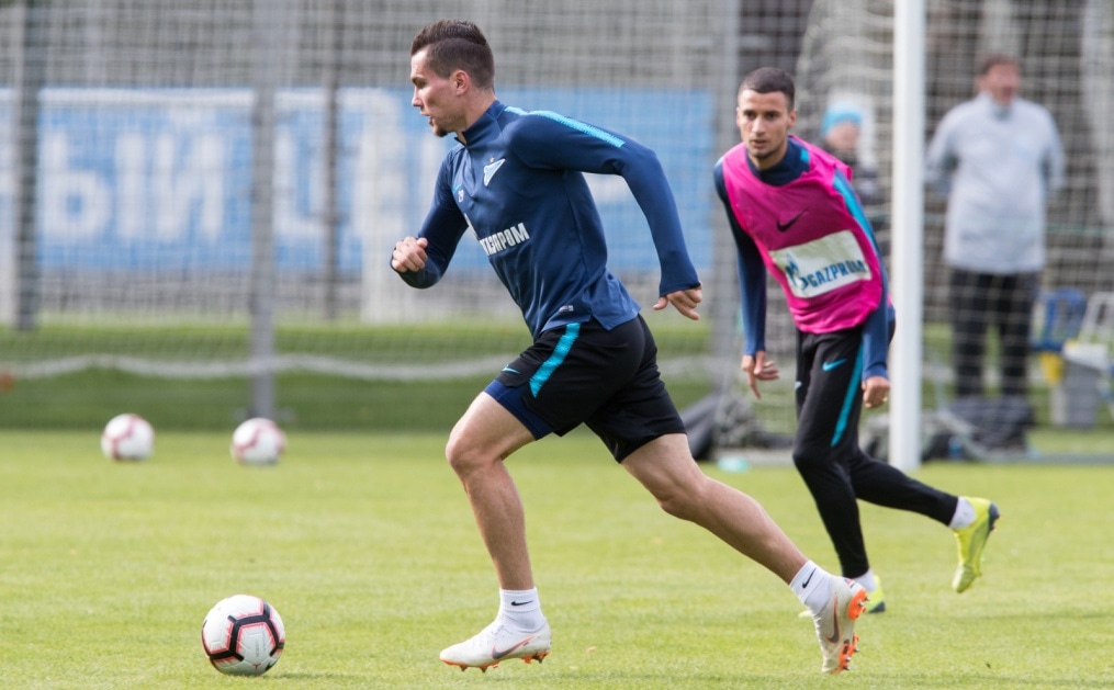 Открытая тренировка «Зенита» перед матчем с «Анжи»