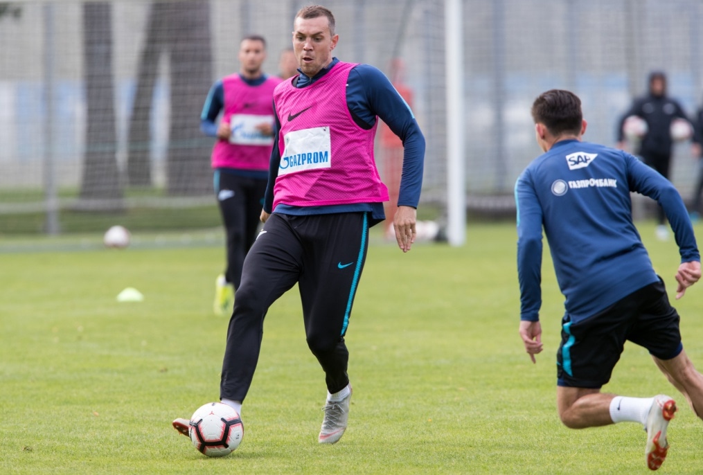 Открытая тренировка «Зенита» перед матчем с «Анжи»