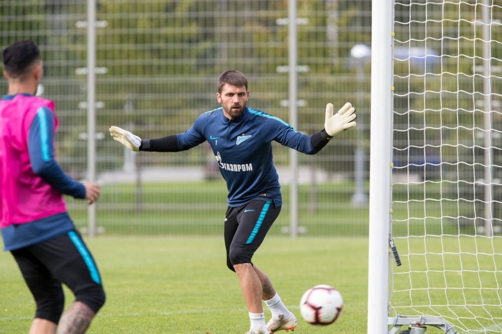 Открытая тренировка «Зенита» перед матчем с «Анжи»