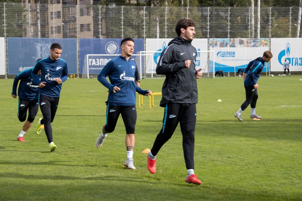 Открытая тренировка «Зенита» перед матчем с «Анжи»