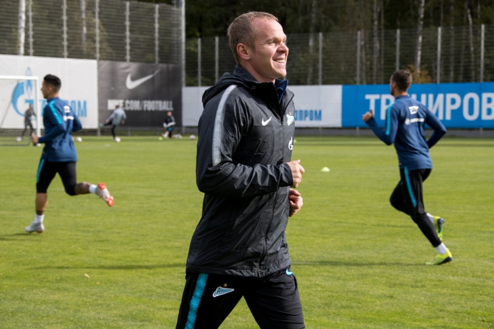 Открытая тренировка «Зенита» перед матчем с «Анжи»