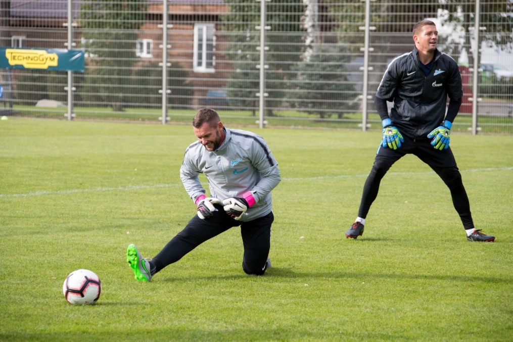 Открытая тренировка «Зенита» перед матчем с «Анжи»