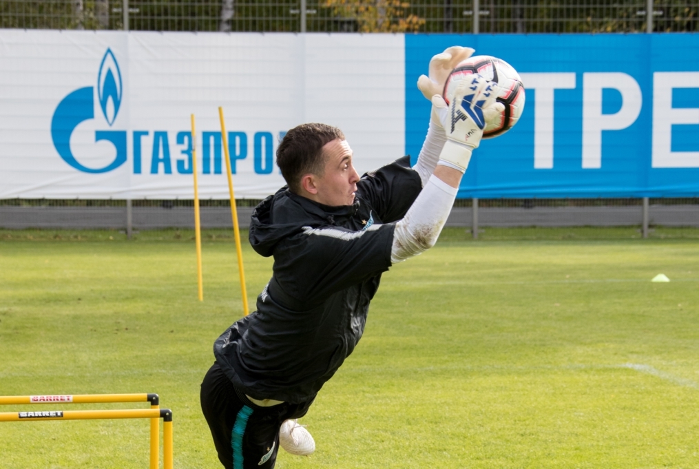 Открытая тренировка «Зенита» перед матчем с «Анжи»