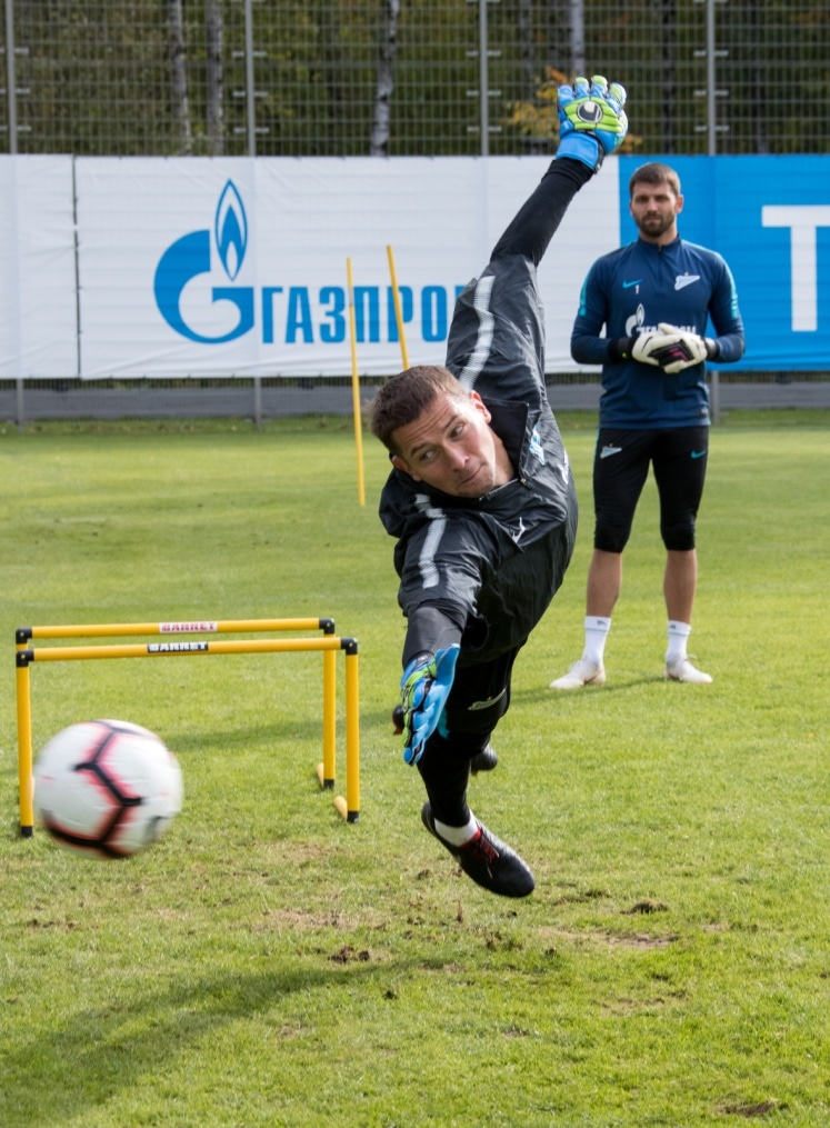 Открытая тренировка «Зенита» перед матчем с «Анжи»