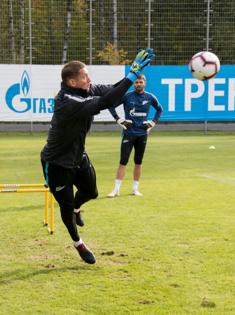 Открытая тренировка «Зенита» перед матчем с «Анжи»