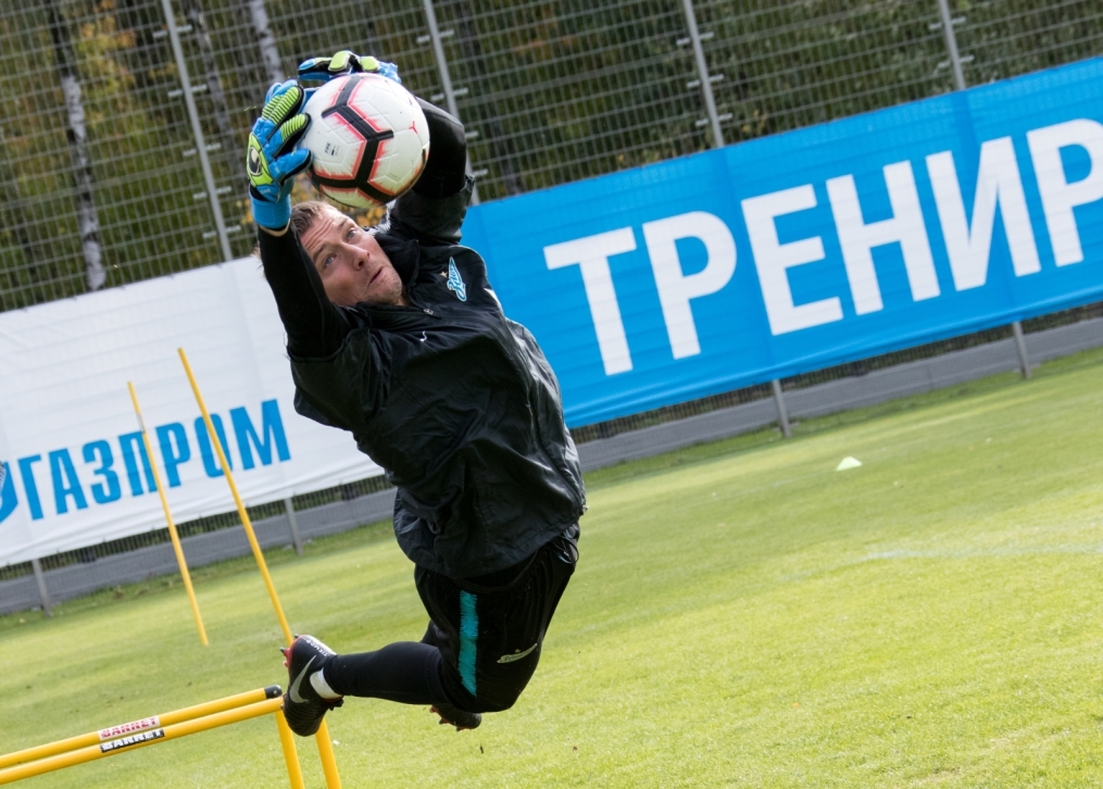 Открытая тренировка «Зенита» перед матчем с «Анжи»