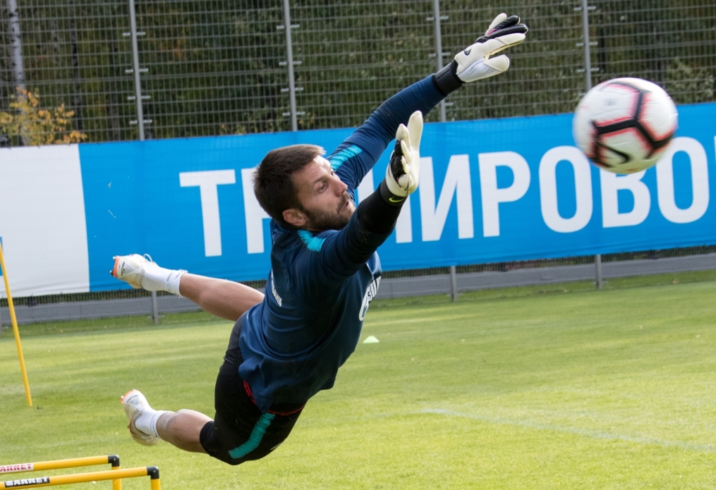 Открытая тренировка «Зенита» перед матчем с «Анжи»