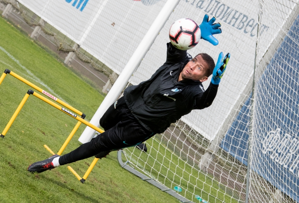 Открытая тренировка «Зенита» перед матчем с «Анжи»