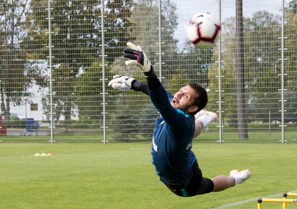 Открытая тренировка «Зенита» перед матчем с «Анжи»