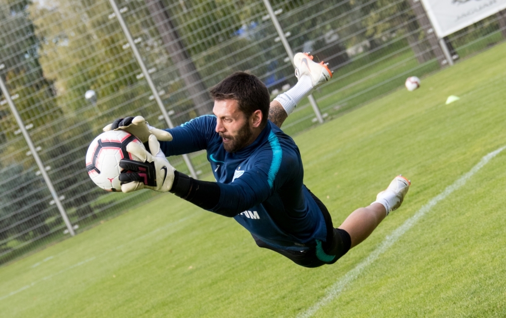 Открытая тренировка «Зенита» перед матчем с «Анжи»