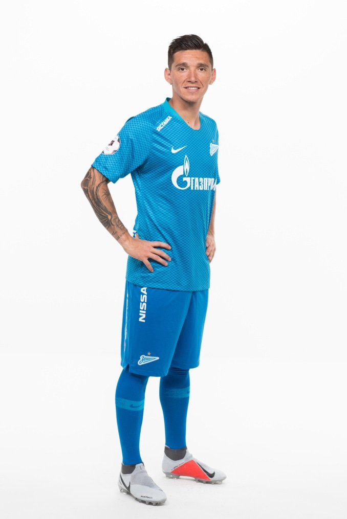 Фотосессия футболистов и тренеров основного состава ФК «Зенит» сезона 2018/19