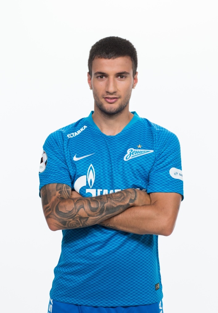 Фотосессия футболистов и тренеров основного состава ФК «Зенит» сезона 2018/19