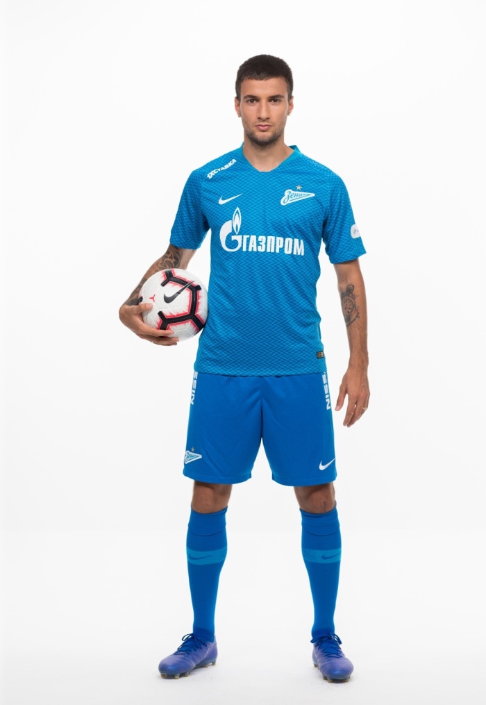 Фотосессия футболистов и тренеров основного состава ФК «Зенит» сезона 2018/19