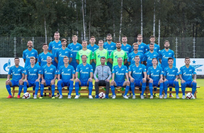 Общекомандная фотография  ФК «Зенит» cезона-2018/2019
