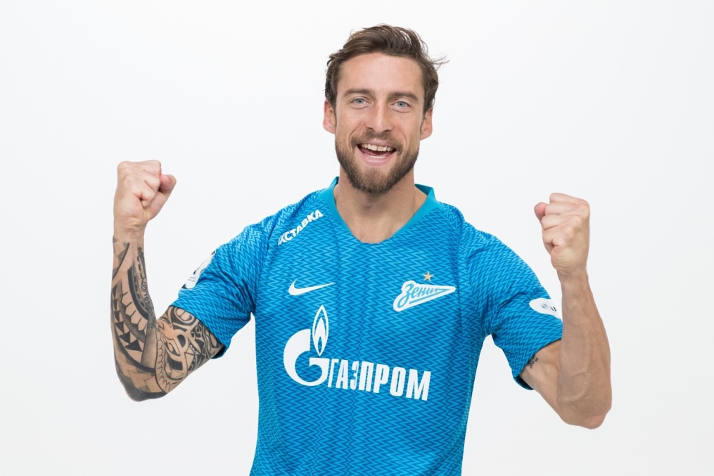 Фотосессия футболистов и тренеров основного состава ФК «Зенит» сезона 2018/19