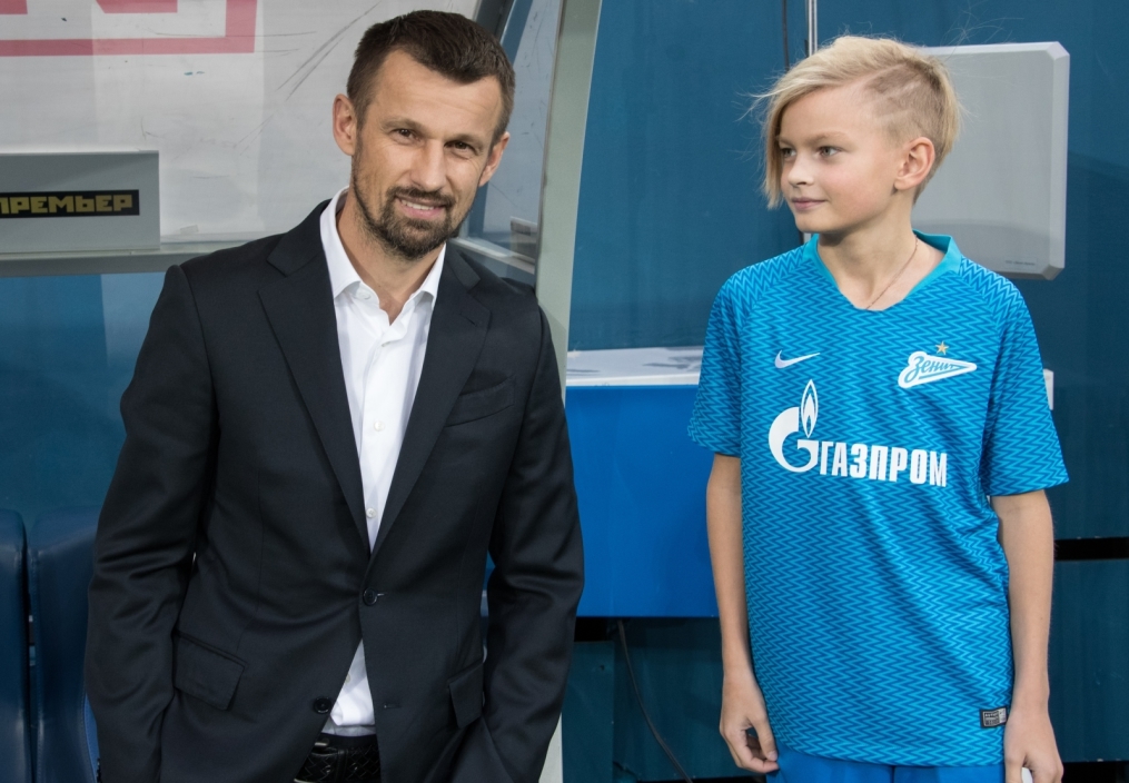 Группа поддержки «Зенит Фан» на матче «Зенит» — «Краснодар»