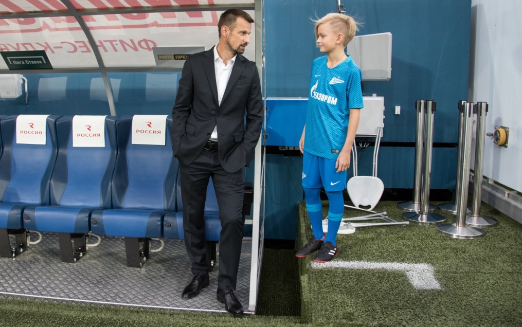 Группа поддержки «Зенит Фан» на матче «Зенит» — «Краснодар»