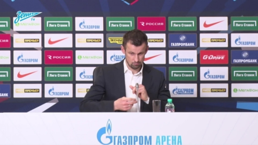 «Зенит-ТВ»: Пресс-конференция Сергея Семака после матча с «Рубином»