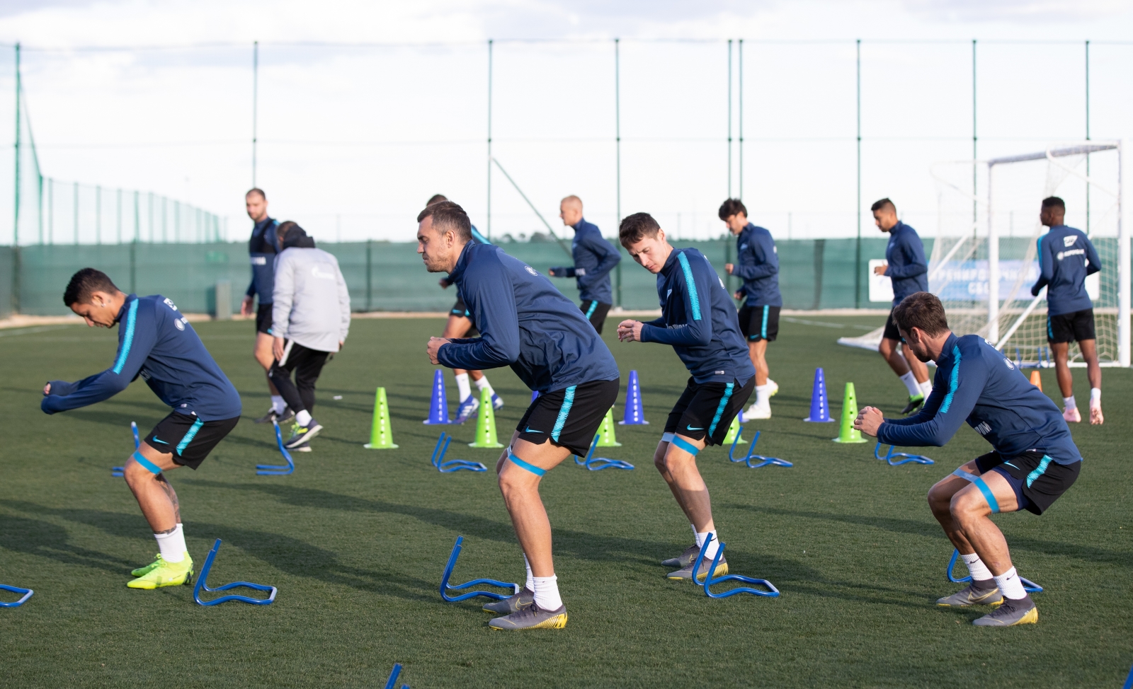 «Газпром»-тренировочные сборы в Испании: 2 февраля, вечерняя тренировка