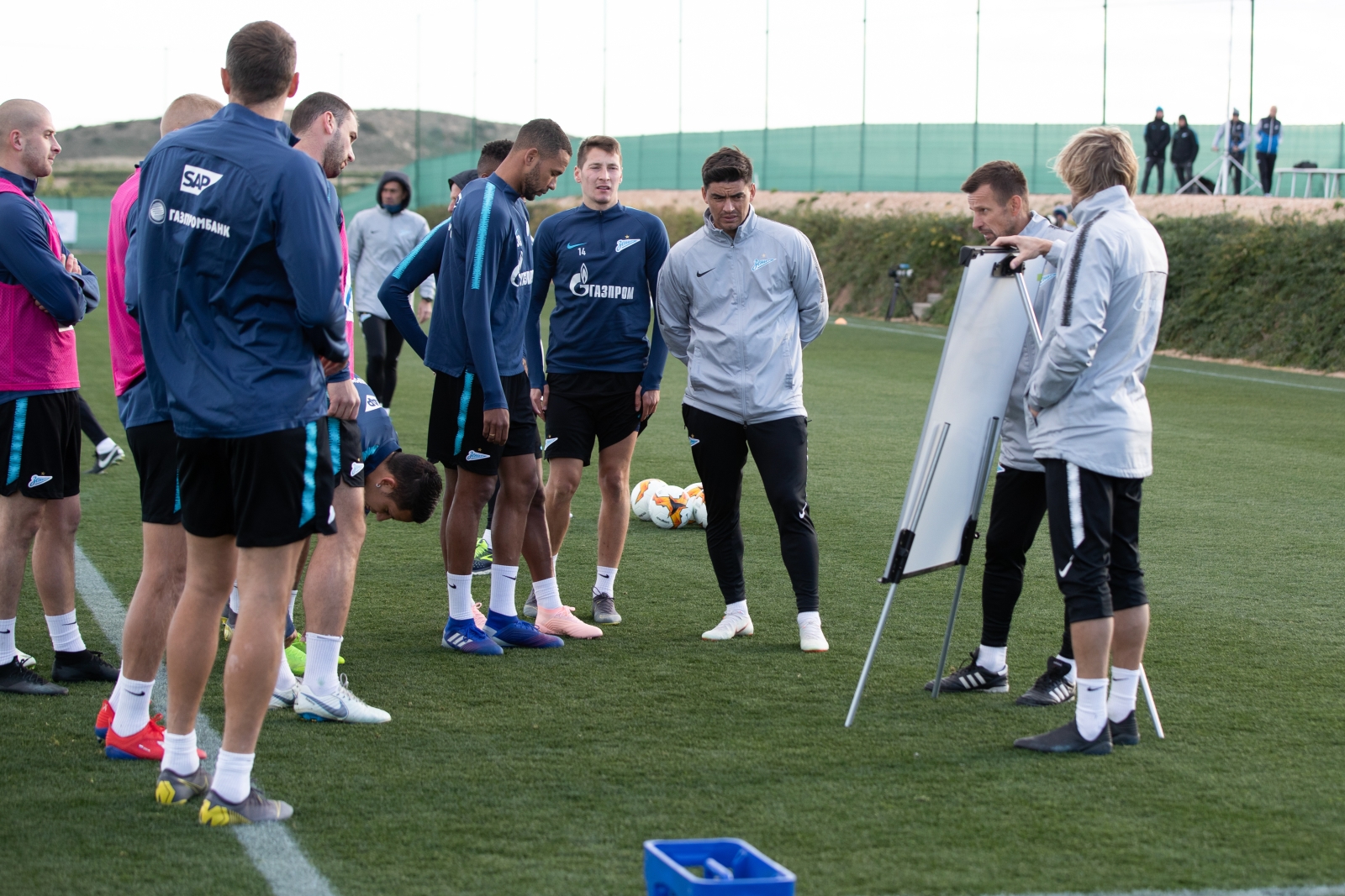 «Газпром»-тренировочные сборы в Испании: 2 февраля, вечерняя тренировка