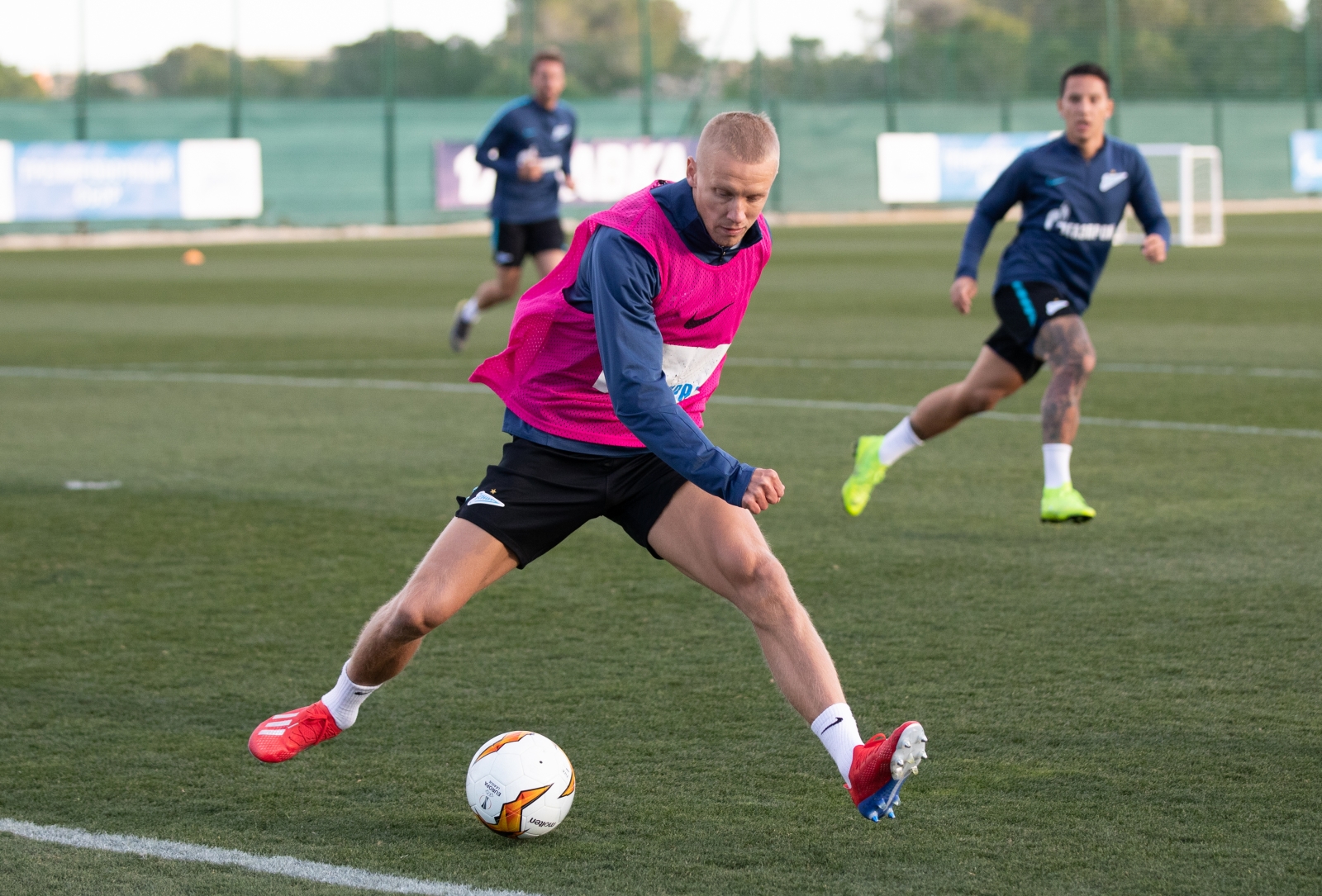 «Газпром»-тренировочные сборы в Испании: 2 февраля, вечерняя тренировка