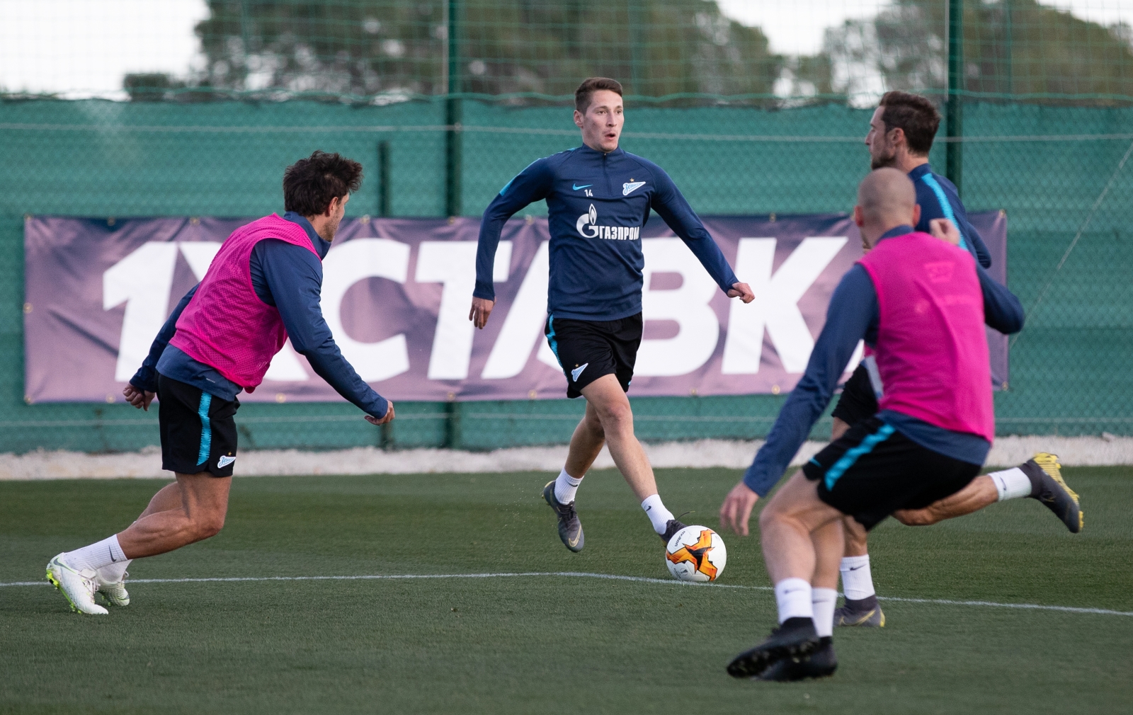 «Газпром»-тренировочные сборы в Испании: 2 февраля, вечерняя тренировка