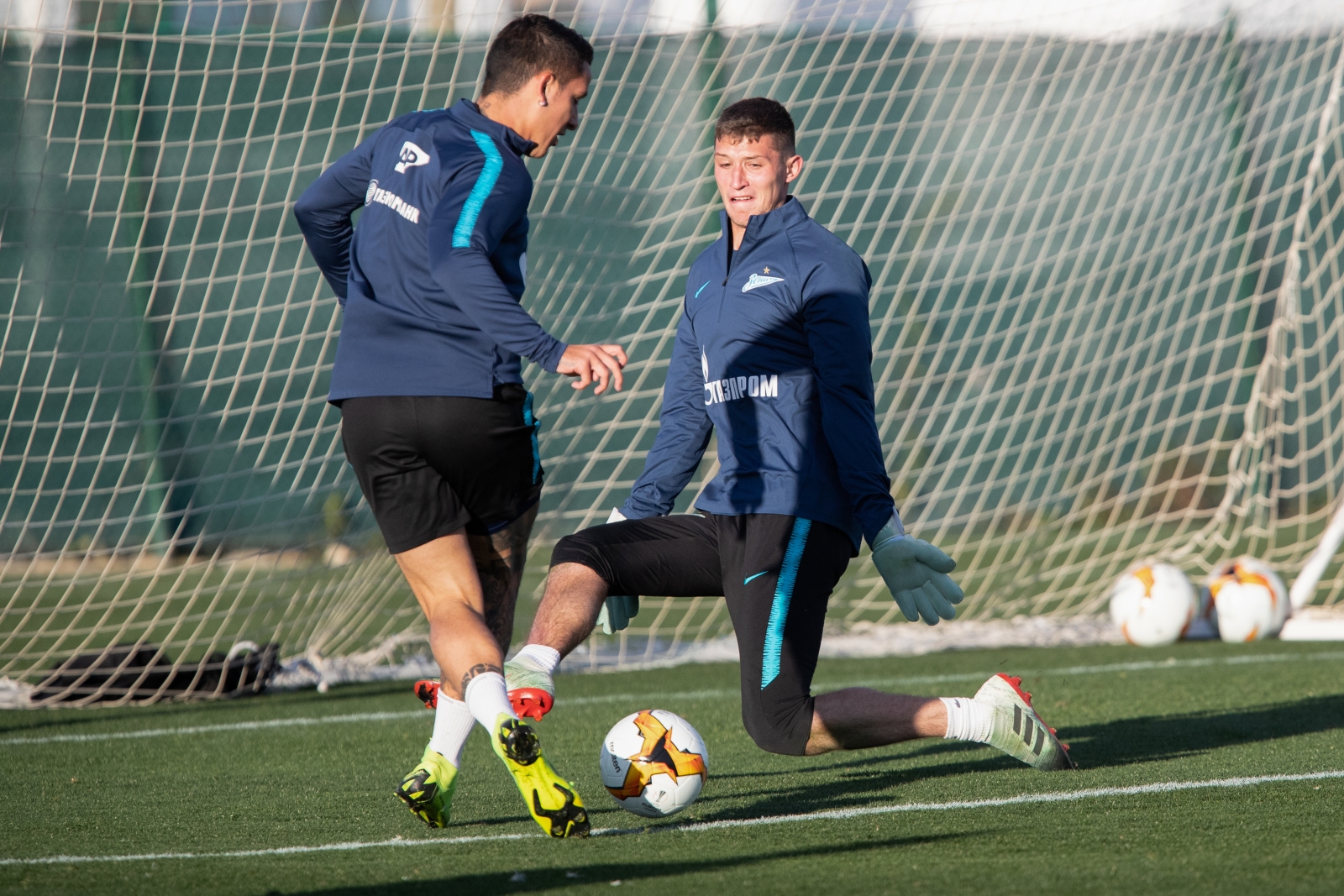 «Газпром»-тренировочные сборы в Испании: 2 февраля, вечерняя тренировка