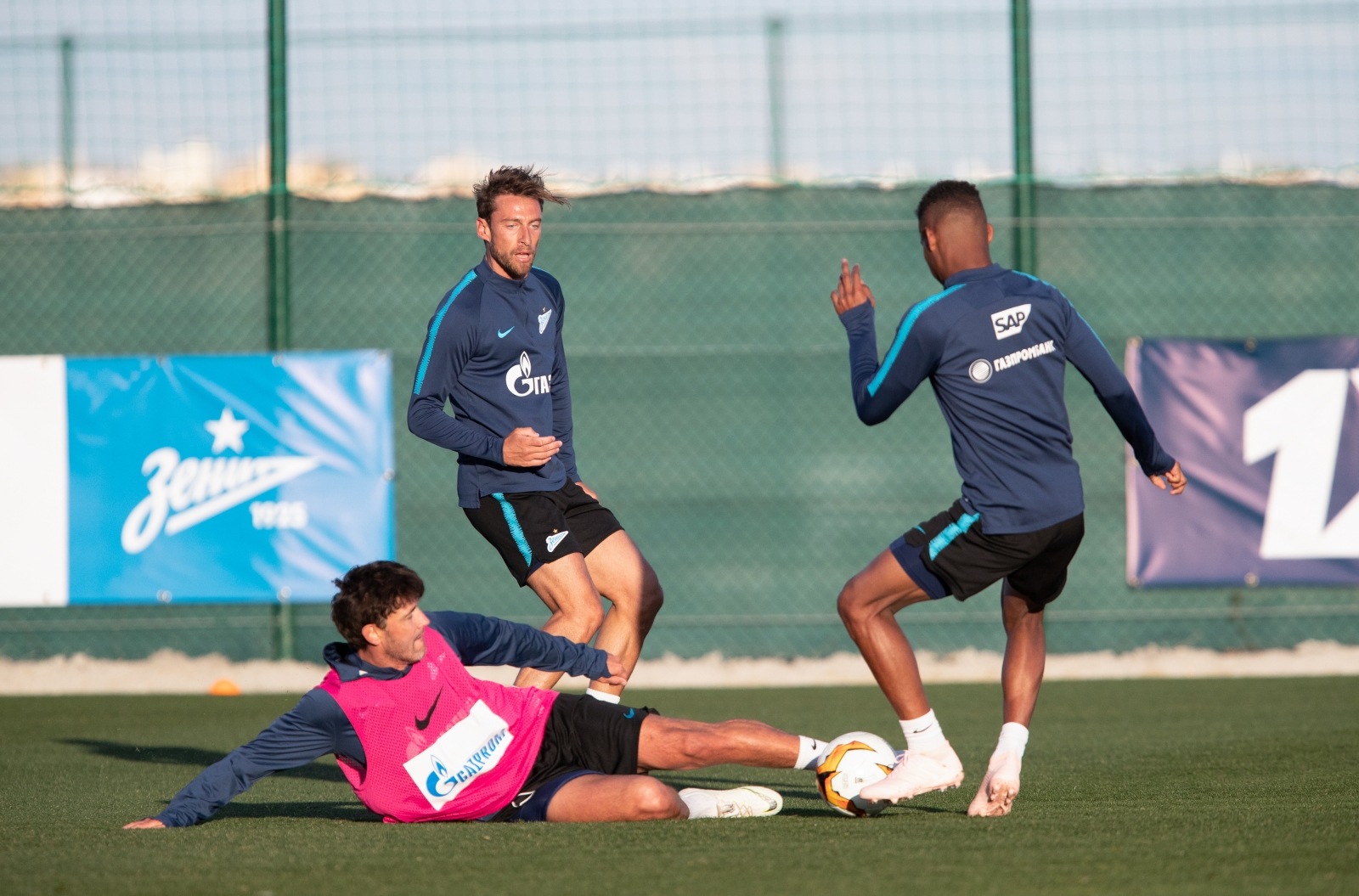 «Газпром»-тренировочные сборы в Испании: 2 февраля, вечерняя тренировка