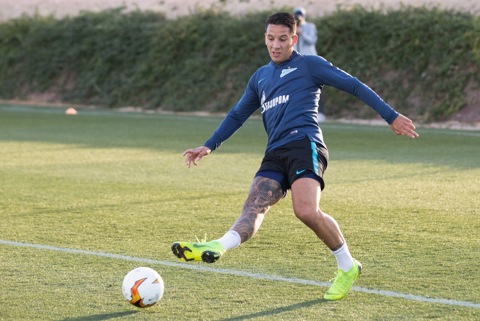 «Газпром»-тренировочные сборы в Испании: 2 февраля, вечерняя тренировка