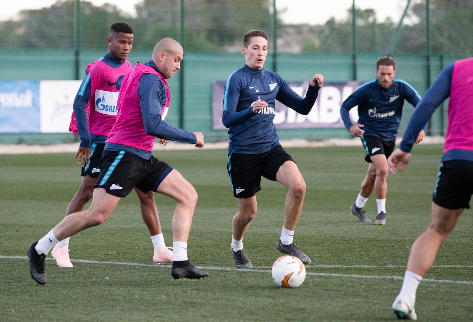 «Газпром»-тренировочные сборы в Испании: 2 февраля, вечерняя тренировка