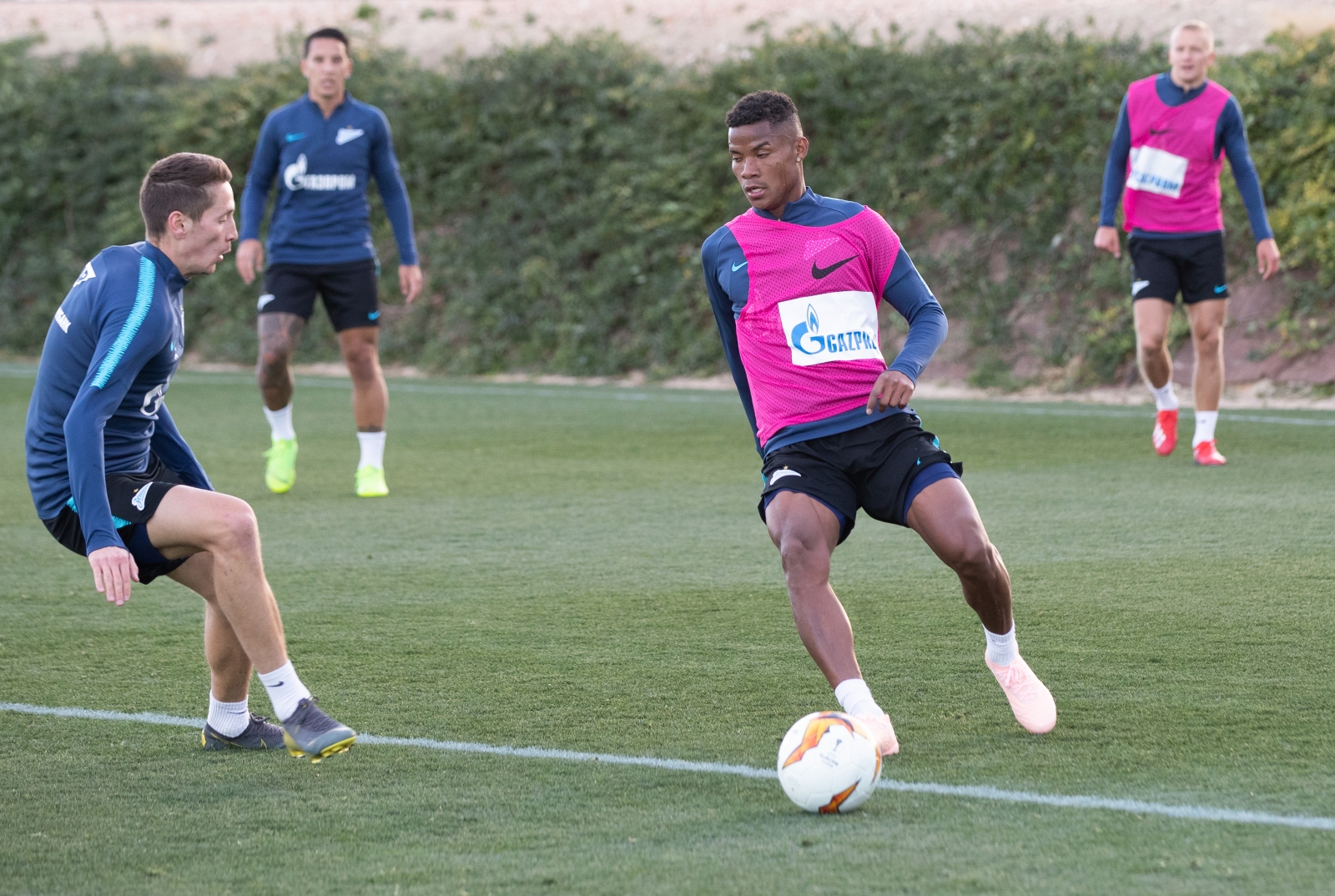 «Газпром»-тренировочные сборы в Испании: 2 февраля, вечерняя тренировка