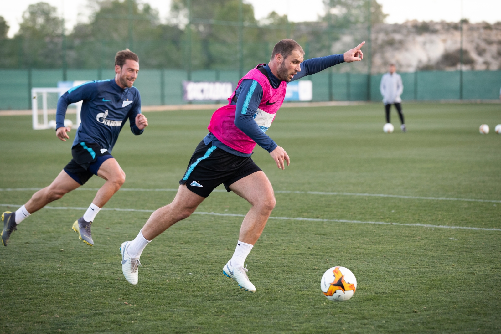 «Газпром»-тренировочные сборы в Испании: 2 февраля, вечерняя тренировка