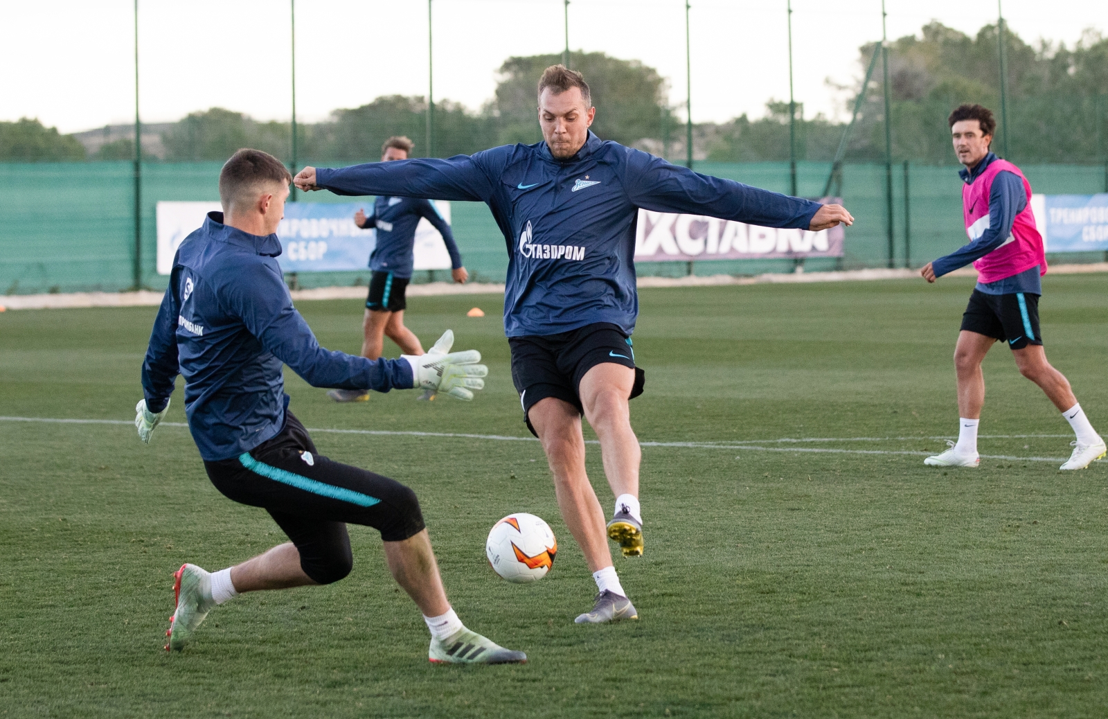 «Газпром»-тренировочные сборы в Испании: 2 февраля, вечерняя тренировка