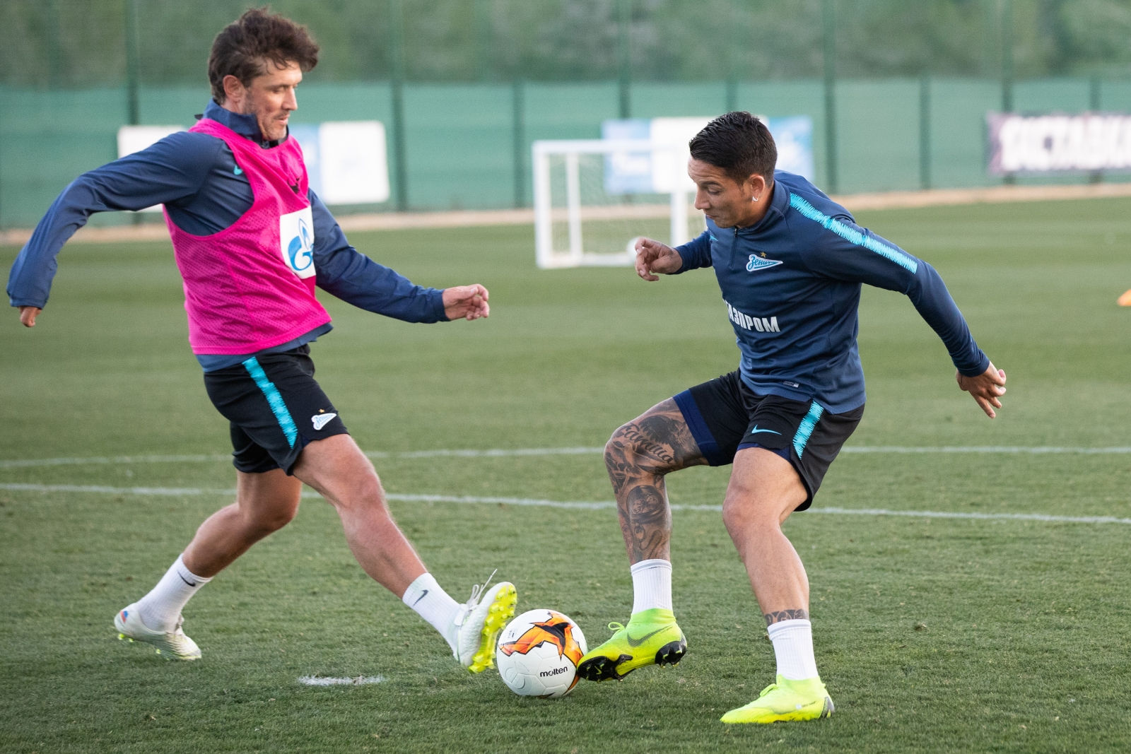 «Газпром»-тренировочные сборы в Испании: 2 февраля, вечерняя тренировка