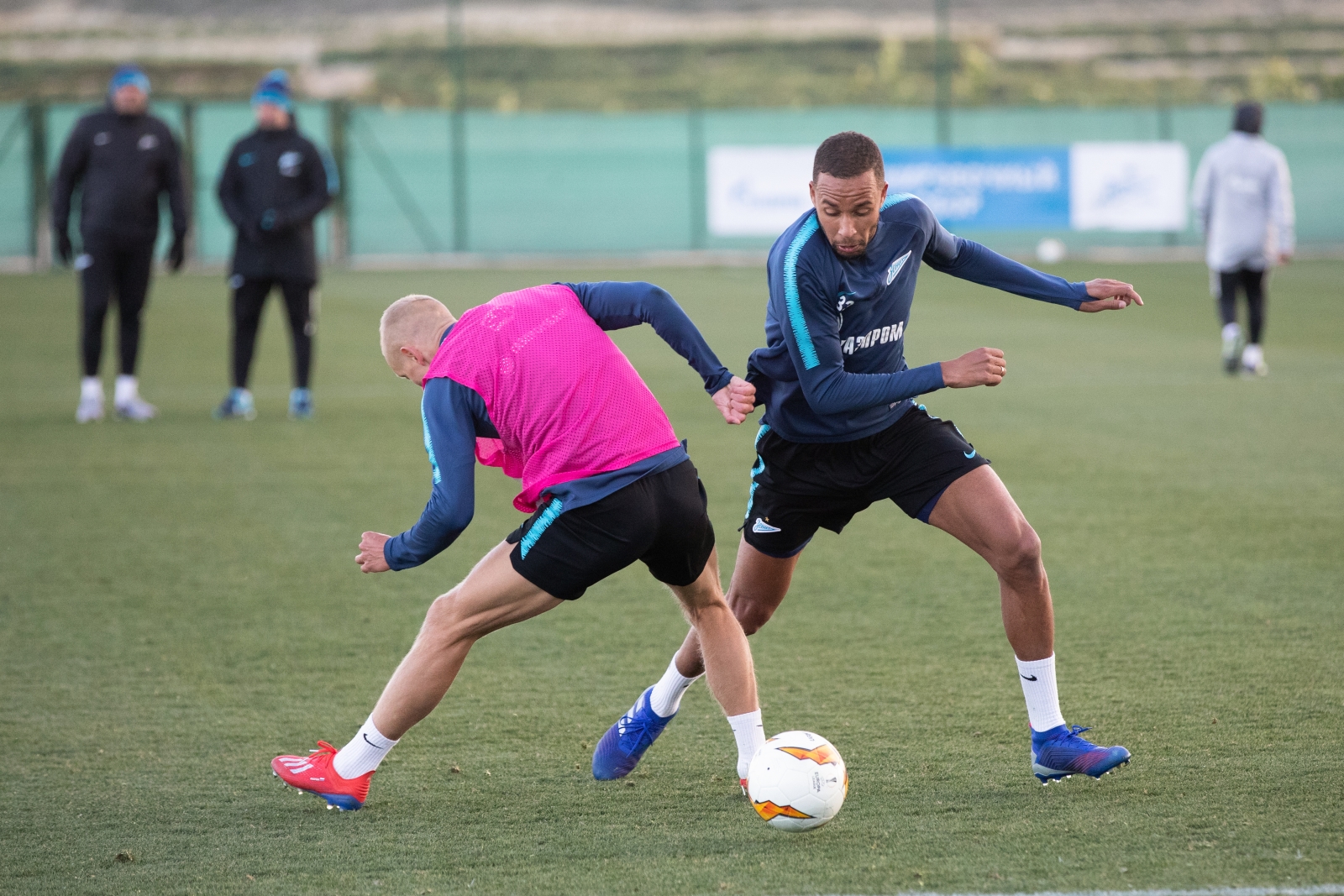 «Газпром»-тренировочные сборы в Испании: 2 февраля, вечерняя тренировка