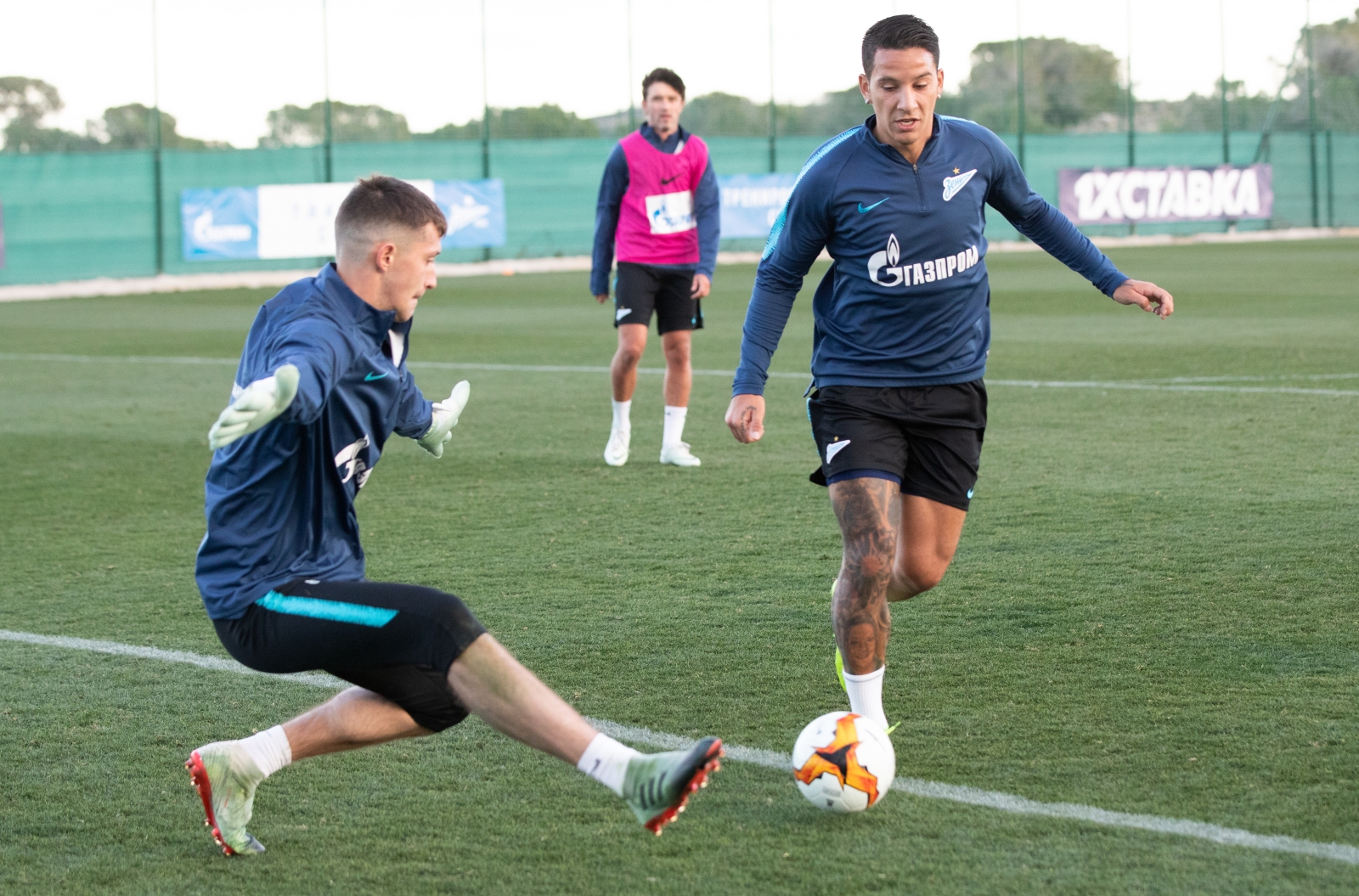 «Газпром»-тренировочные сборы в Испании: 2 февраля, вечерняя тренировка