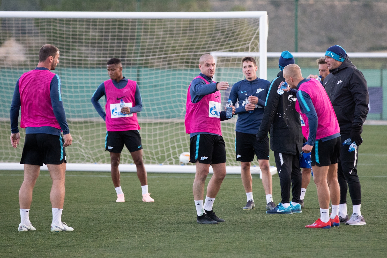 «Газпром»-тренировочные сборы в Испании: 2 февраля, вечерняя тренировка