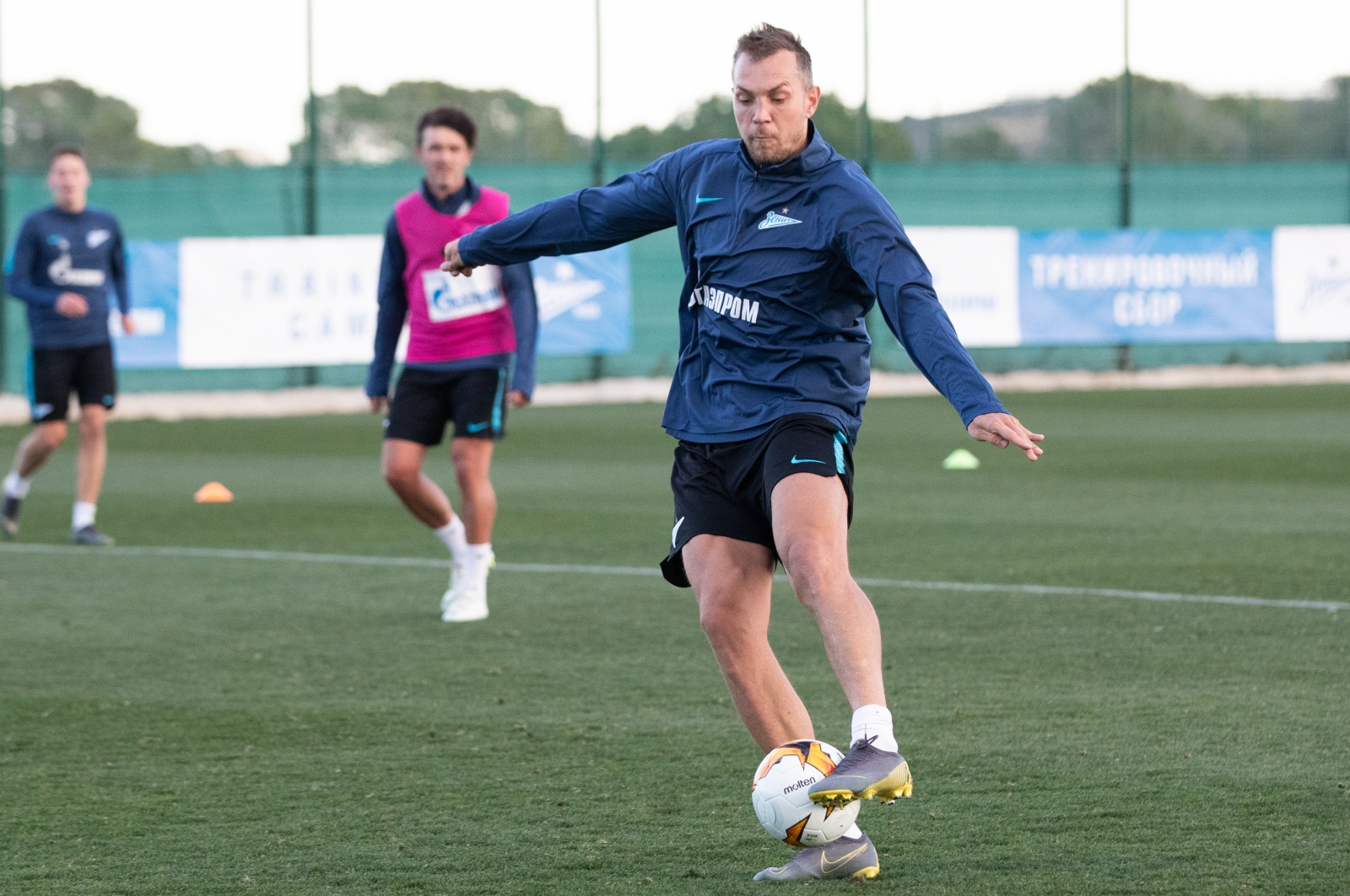 «Газпром»-тренировочные сборы в Испании: 2 февраля, вечерняя тренировка