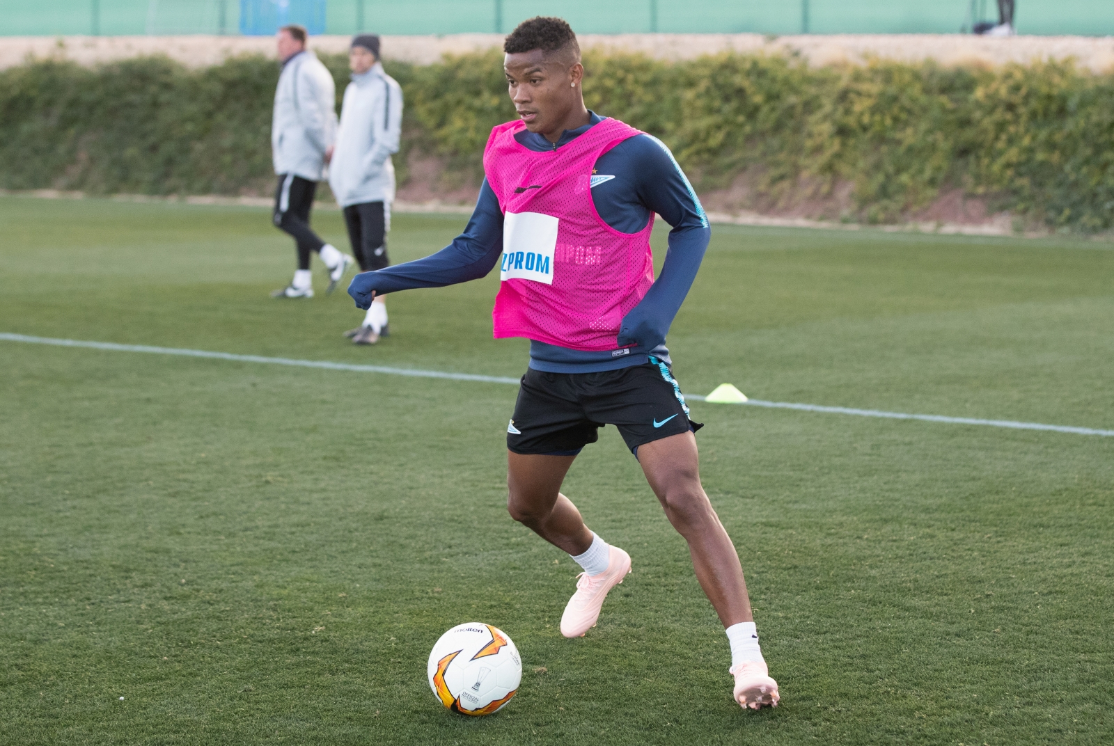 «Газпром»-тренировочные сборы в Испании: 2 февраля, вечерняя тренировка