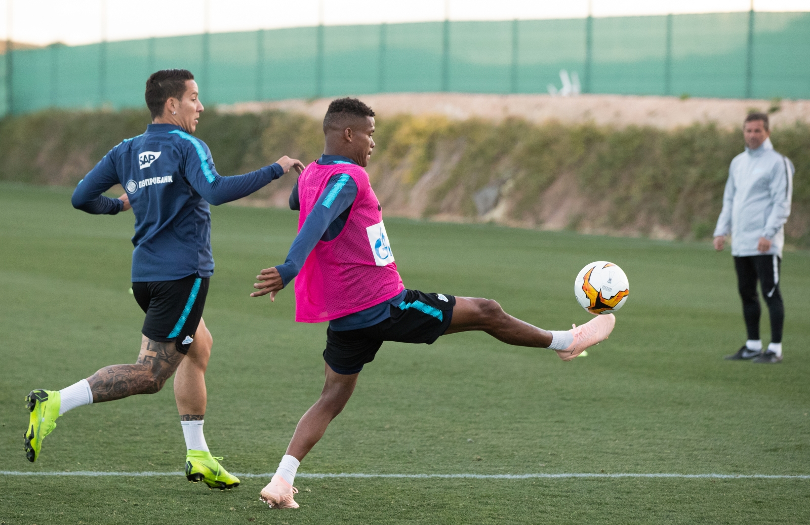 «Газпром»-тренировочные сборы в Испании: 2 февраля, вечерняя тренировка