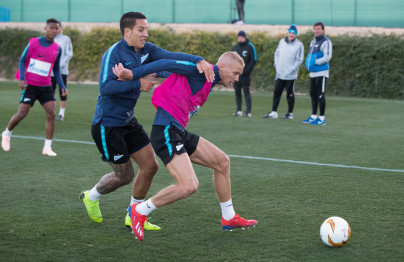 «Газпром»-тренировочные сборы в Испании: 2 февраля, вечерняя тренировка