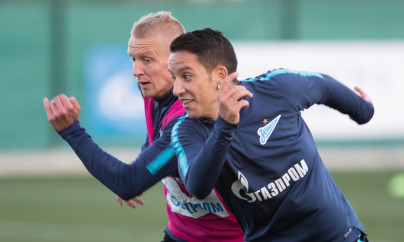 «Газпром»-тренировочные сборы в Испании: 2 февраля, вечерняя тренировка