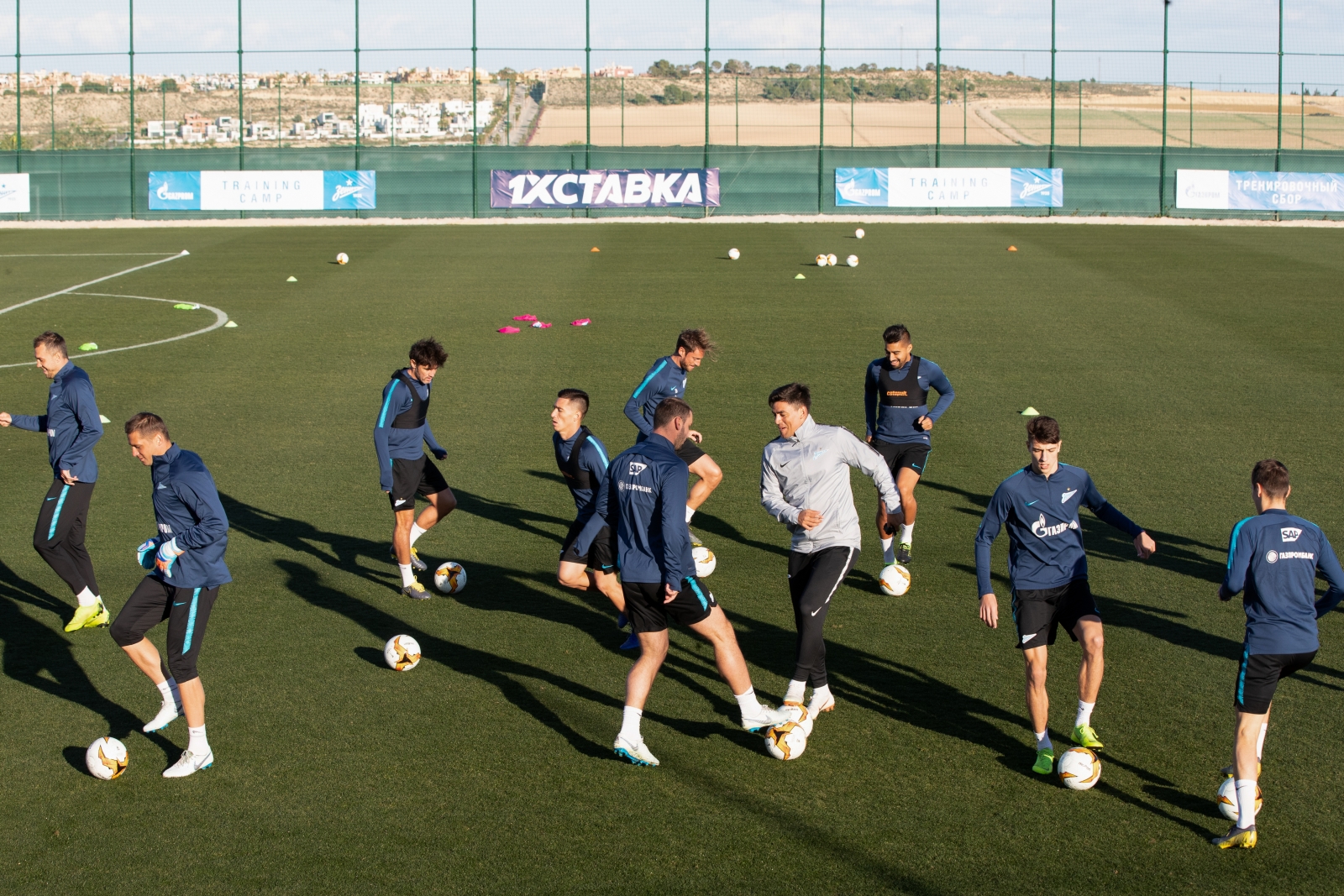 «Газпром»-тренировочные сборы в Испании: 3 февраля, вечерняя тренировка