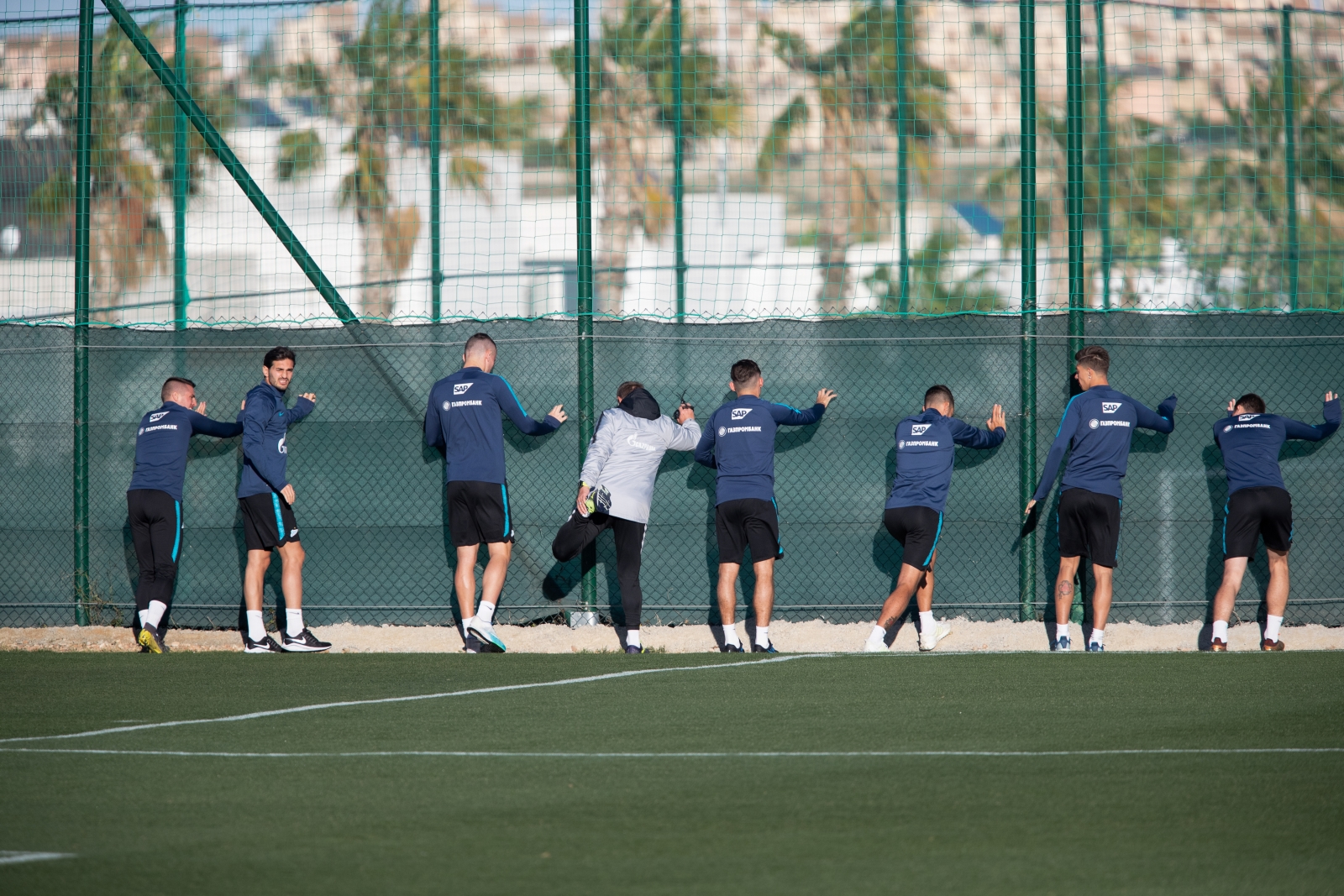 «Газпром»-тренировочные сборы в Испании: 3 февраля, вечерняя тренировка