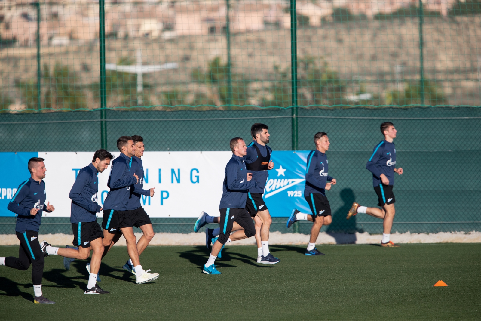 «Газпром»-тренировочные сборы в Испании: 3 февраля, вечерняя тренировка