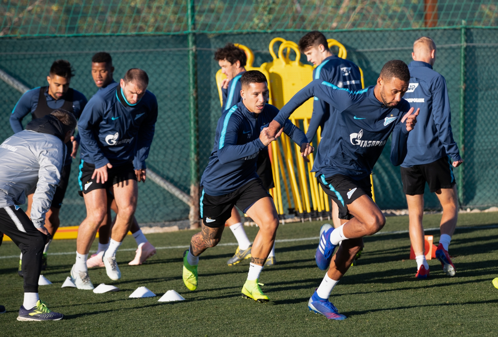 «Газпром»-тренировочные сборы в Испании: 3 февраля, вечерняя тренировка