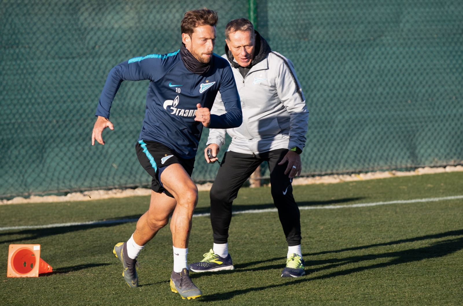 «Газпром»-тренировочные сборы в Испании: 3 февраля, вечерняя тренировка